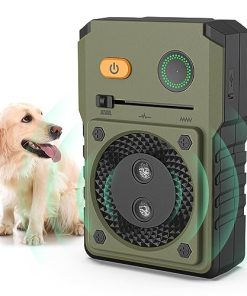 Anti Barking Device, 3 Modes Dog Barking Control Device, 55Ft Ultrasonic Dog Barking Deterrent Device Indoor Outdoor Rechargeable Stop Dog Barking Device Anti Bark for Small Large Dogs Bark Control