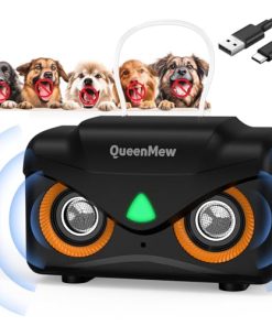Anti Barking Device 50FT Range, Quiet Mini Ultrasonic Bark Control Device with Dual Speakers, 3 Modes Sonic Bark Deterrents for Large Small Dogs, Noiseless Bark Box Indoor Outdoor for Neighbor’s Dog