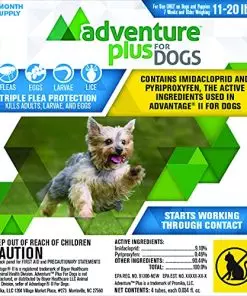 Adventure Plus for Dogs 4pk 11-20lb