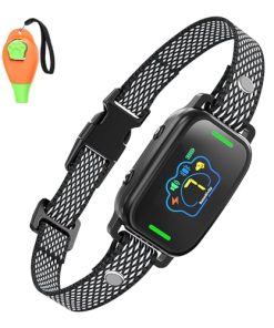 Dog Bark Colla，Rechargeable Anti Barking Training Collar for Large Medium Small Dogs，7 Sensitivity and 9 Intensity Levels Shock Mode，Smart Bark Training Collar with Beep Vibration Shock