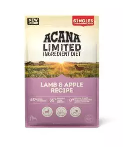 ACANA Singles Limited Ingredient Dry Dog Food, Grain Free Lamb & Apple Dog Food Recipe, 13lb