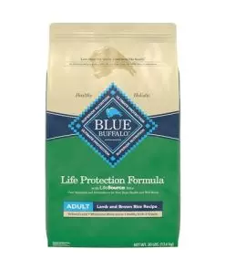 Blue Buffalo Life Protection Formula Natural Adult Dry Dog Food, Lamb and Brown Rice 30-lb