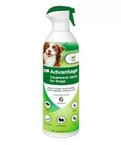 Advantage Flea and Tick Treatment Spray for Dogs, 15 oz