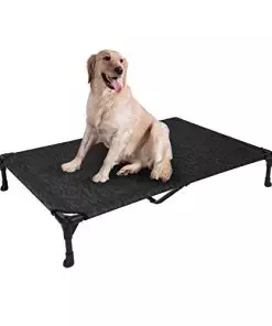 Veehoo Cooling Elevated Dog Bed, Portable Raised Pet Cot with Washable & Breathable Mesh, No-Slip Feet Durable Dog Cots Bed for Indoor & Outdoor Use, X Large, CWC1803-XL