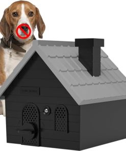Anti Barking Device, Dog Bark Deterrent Devices, Anti Barking Device Indoor Outdoor, Ultrasonic Dog Barking Control Devices with 4 Modes Up to 50 Ft, Anti Bark Device for Dogs, Barking Silencer, Black