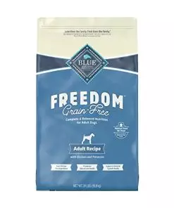 Blue Buffalo Freedom Grain Free Natural Adult Dry Dog Food, Chicken 24-lb