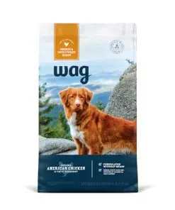Amazon Brand – Wag Dry Dog Food Chicken & Sweet Potato, Grain Free 4 lb Bag
