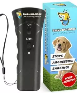 Barks No More Dog Bark Deterrent & Training Device – Stop Barking Without Hurting Your Pet – Just Point & Press!