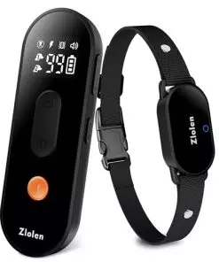 Zlolen Dog Shock Collar with Remote – 2 in 1 Shock & No Shock Mode Training Collar for Small Medium Large 5-120lbs, Rechargeable Collar with Beep, Vibration, NO/Off Shock